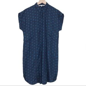 RACHEL RACHEL ROY Polka Dot Shirt Shift Tunic Dress S